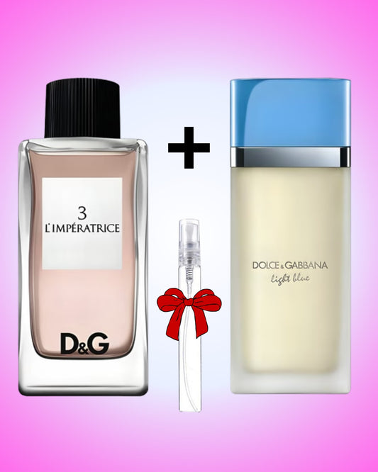 PACK L'IMPERATRICE + DOLCE GABBANA LIGHT BLUE